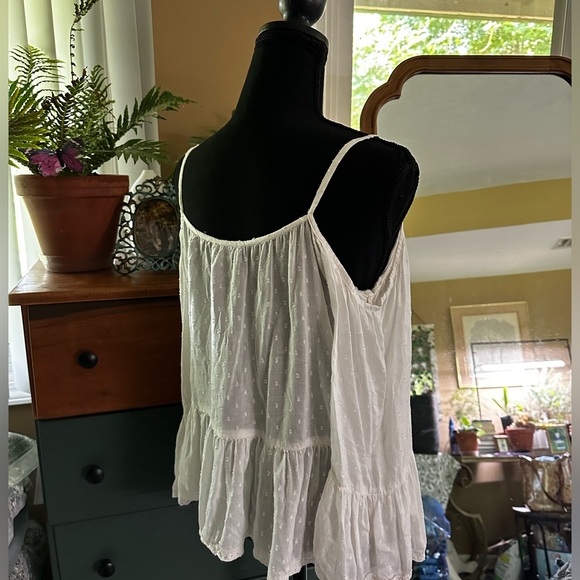 Angie Boho White Long Sleeve Cold Shoulder Blouse with Embroidery - Picture 4 of 7